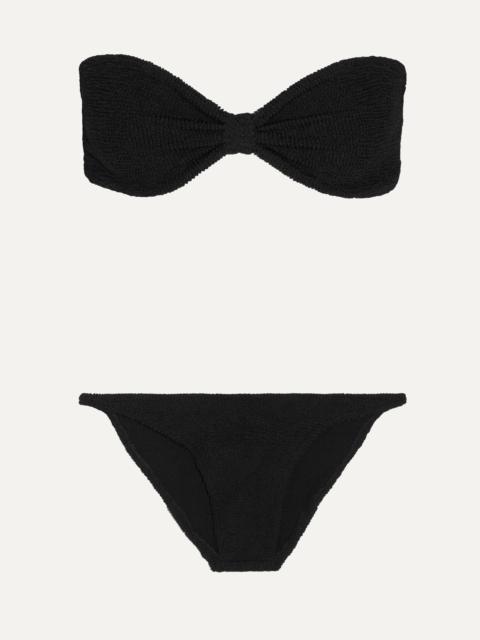 Hunza G Jean Original Crinkle Bandeau Bikini