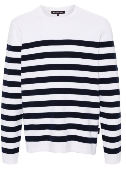 MICHAEL KORS striped cotton jumper