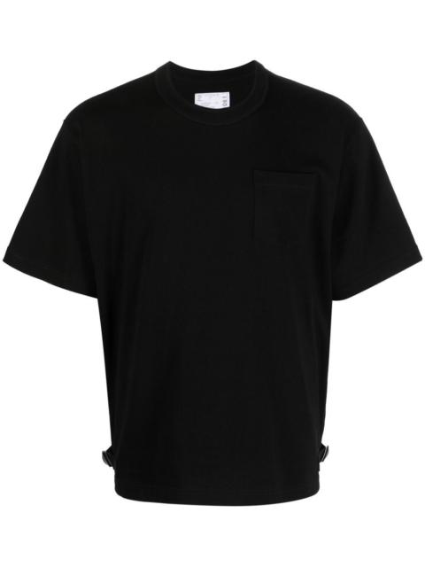 sacai buckled short-sleeve T-shirt