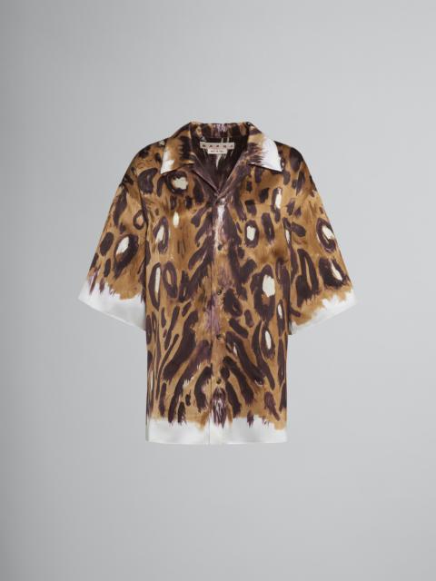 WILD BUNCH PRINT SATIN BOWLING SHIRT