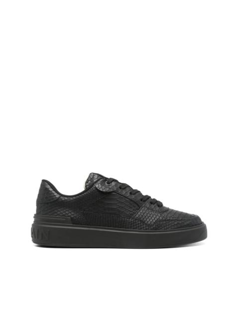 B-Court croc-embossed sneakers