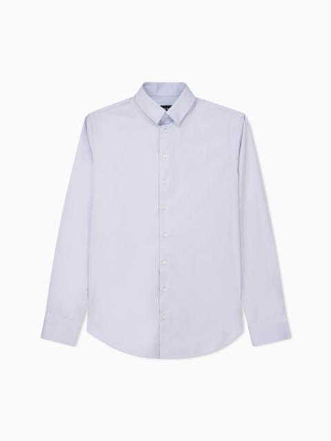 GIORGIO ARMANI Cotton twill shirt