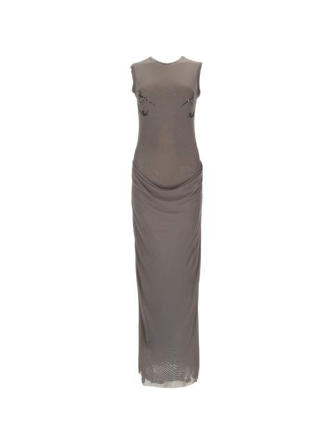 Jean Paul Gaultier draped maxi dress
