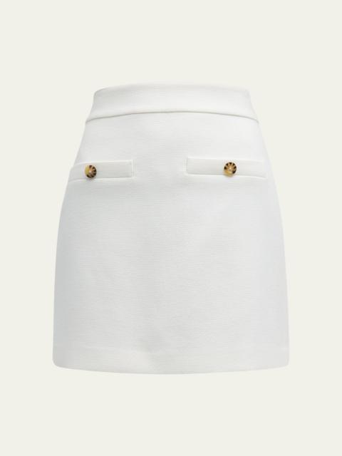 VERONICA BEARD Emar Straight Mini Skirt