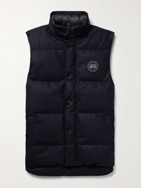 Garson Quilted DynaLuxe Recycled Wool-Blend Down Gilet