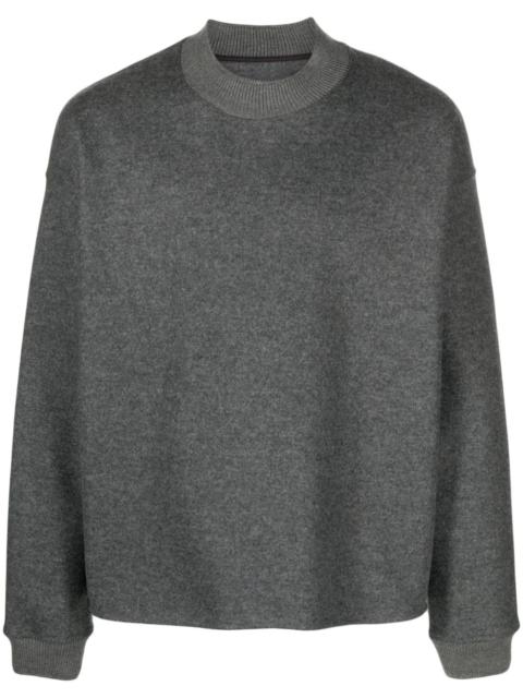 Jil Sander crew-neck felted-wool jumper