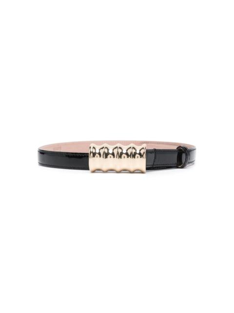 KHAITE The Small Julius leather belt