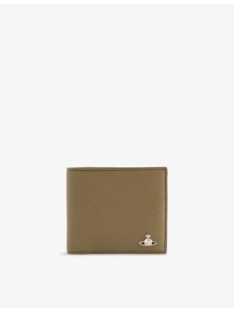 Vivienne Westwood Branded Bi-Fold Faux-Leather Wallet