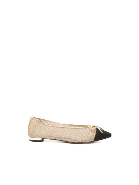 AQUAZZURA bow-detail ballet flats