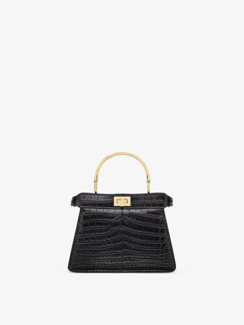 FENDI Black crocodile leather bag