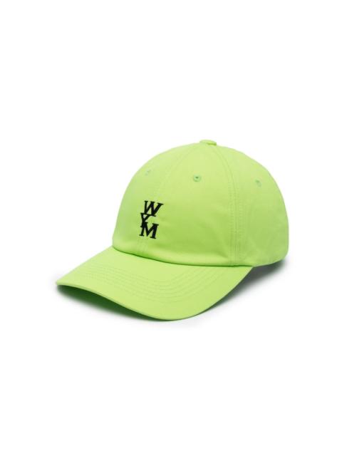 logo-embroidered cotton cap