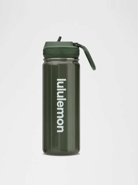 lululemon Back to Life Sport Bottle 18oz Straw Lid *Shine