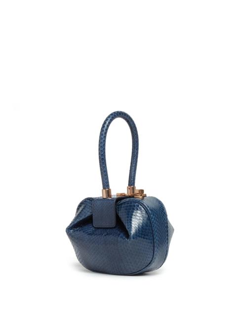 GABRIELA HEARST Demi Bag in Navy Snakeskin