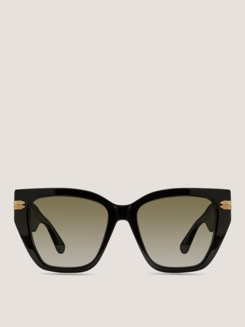 Stuart Weitzman TWO-TONE CAT-EYE SUNGLASSES