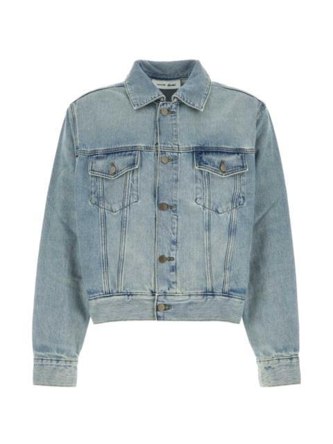 ESSENTIALS Essentials logo-patch denim jacket