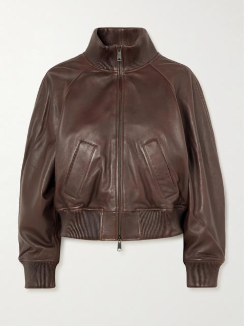 Polo Ralph Lauren Leather Bomber Jacket
