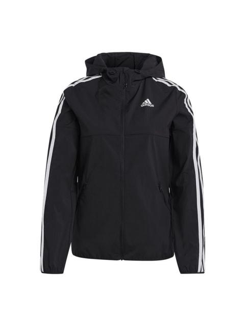 adidas (WMNS) adidas Windbreaker Jacket 'Black White' GQ0565