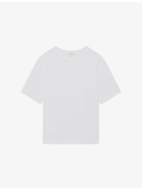 REISS Tate Relaxed-Fit Short-Sleeve Cotton T-Shirt