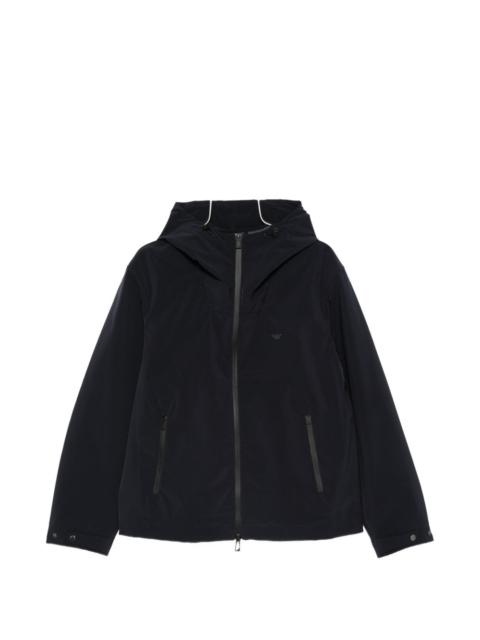 EMPORIO ARMANI hooded zip-up jacket