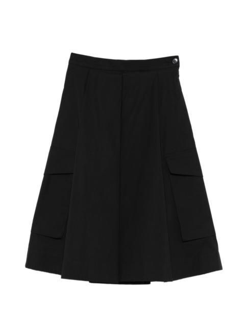 BARENA pleated cargo mini skirt
