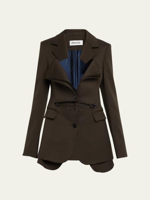 S Max Mara MERINGA Short, lightweight denim dress | REVERSIBLE
