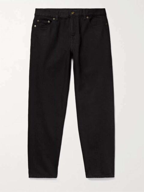 Tapered Cropped Denim Jeans