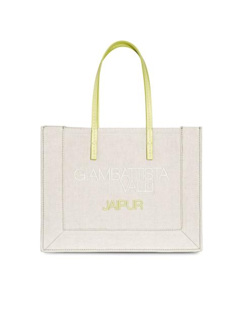 GIAMBATTISTA VALLI leather tote bag