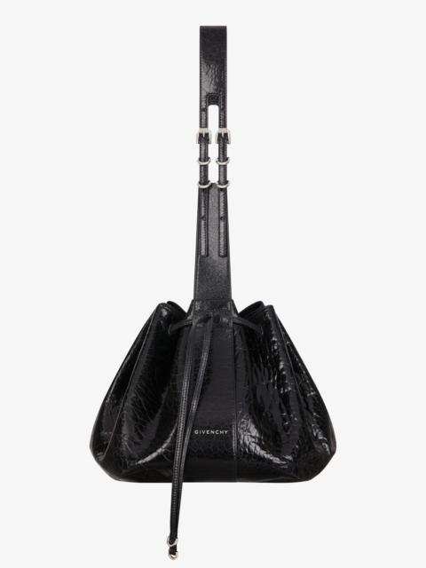 Givenchy MEDIUM PUMPKIN BAG IN CRACKLED PATENT LEATHER