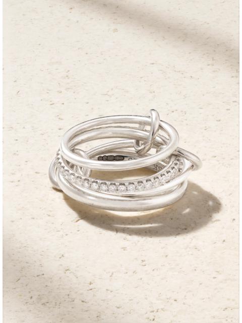 Spinelli Kilcollin Nimbus Sterling Silver Diamond Ring