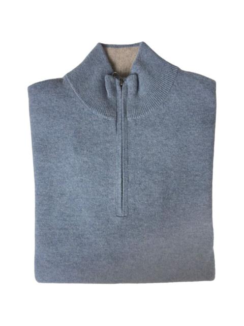 Hartford quarter-zip knit sweater