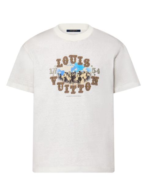 Louis Vuitton Western Graphic T-Shirt "Milky White" 1AFWUR