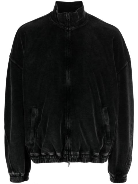 Alexander Wang logo-embossed cotton jacket