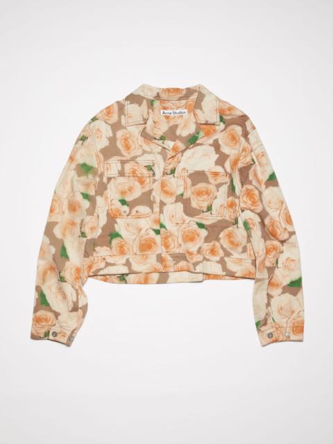 Acne Studios Cropped jacket - Peach orange