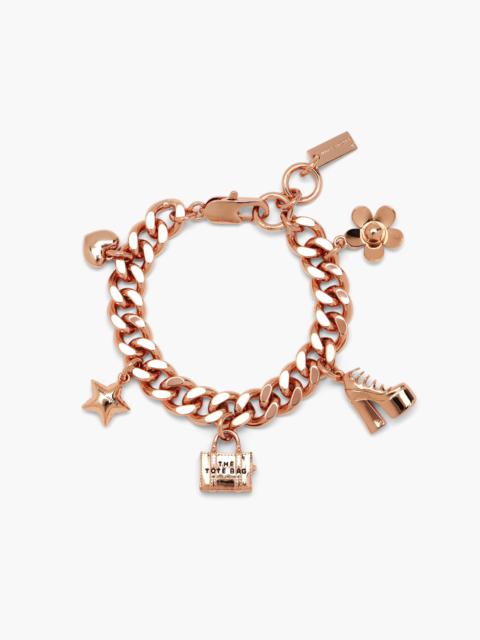 ブレスレット Cats Out Of The Bag Bracelet - Marc Jacobs - l - Silver Marc Jacobs Silver 'Cats Out of the Bag' Charm Bracelet Marc