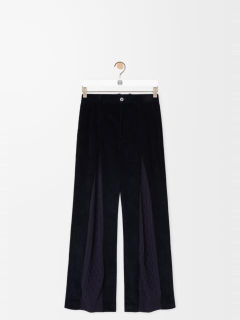 Loewe Hybrid trousers in cotton and wool