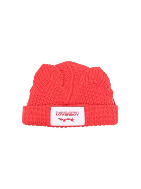 CHARLES JEFFREY LOVERBOY Chunky Ears knitted beanie