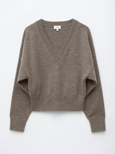 & Other Stories Wool-Cotton V-Neck Jumper
