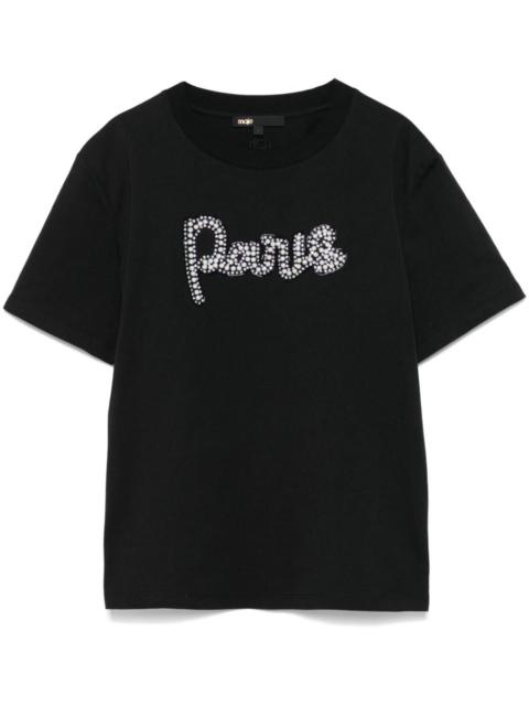 maje embroidered T-shirt