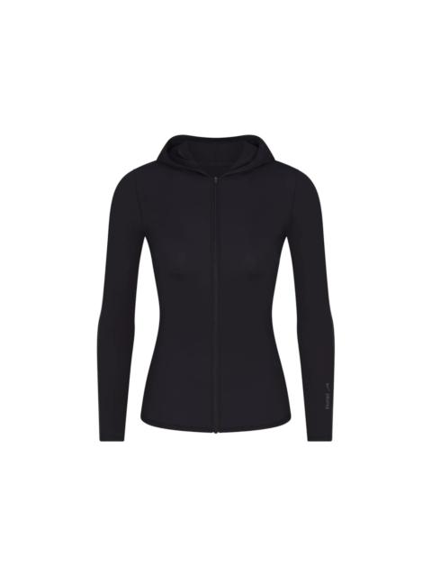 Nike Nike x SKIMS Women's Weightless Layers Zip Up Hoodie Obsidian