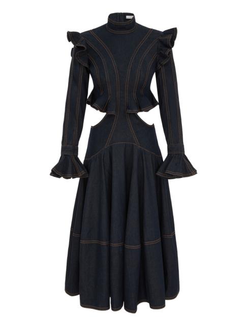 HYPNOTIC DENIM MIDI DRESS