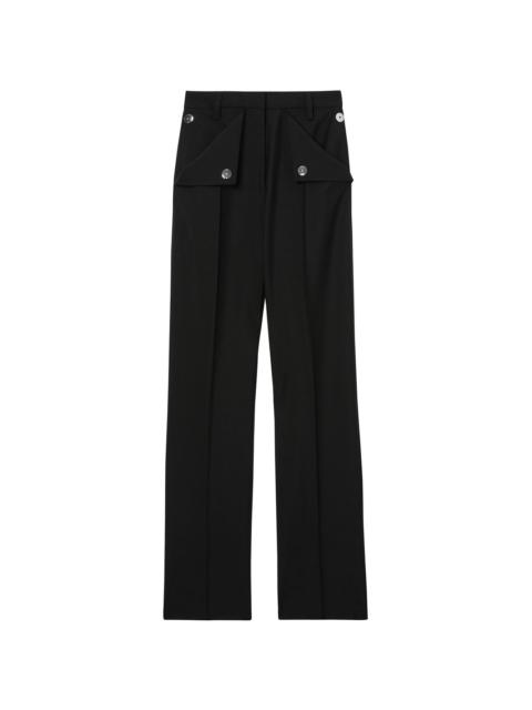 pocket detail tailored trousers