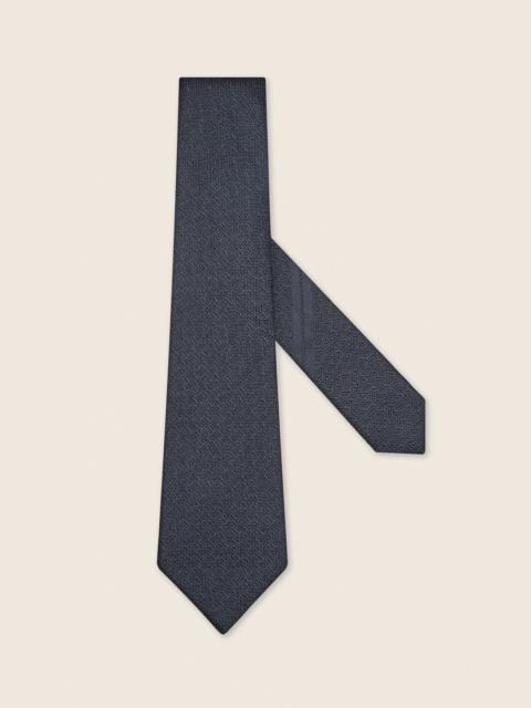 ZEGNA NAVY BLUE SILK TIE