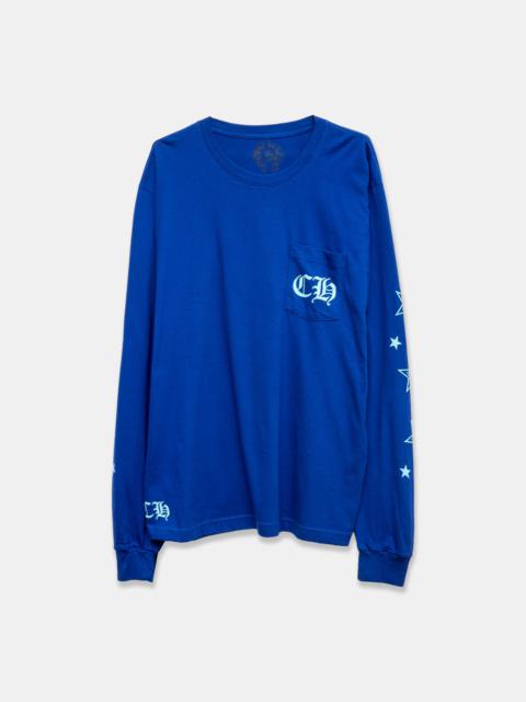 Chrome Hearts Chrome Hearts CH Indigo Blue Stars Long Sleeve