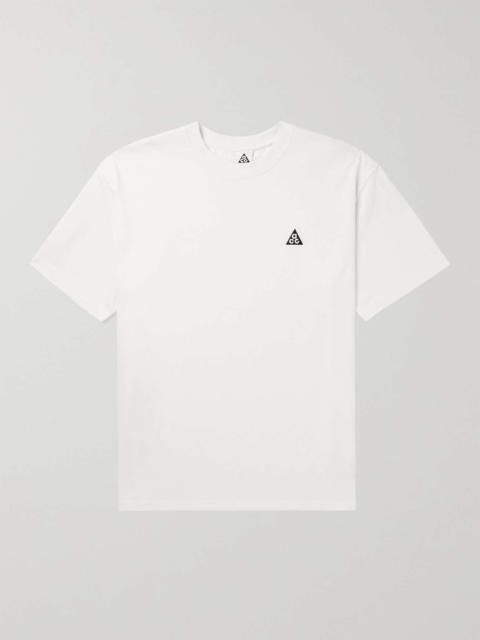 Nike Embroidered Cotton-Jersey T-Shirt