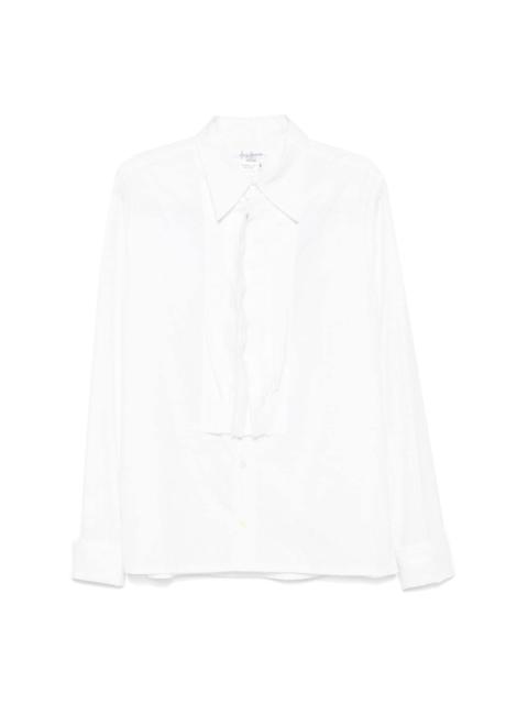 pintuck-detail shirt