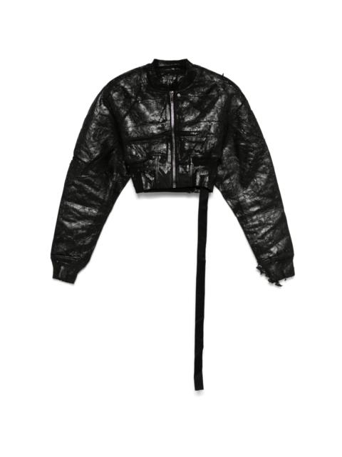 Rick Owens DRKSHDW Collage bomber jacket