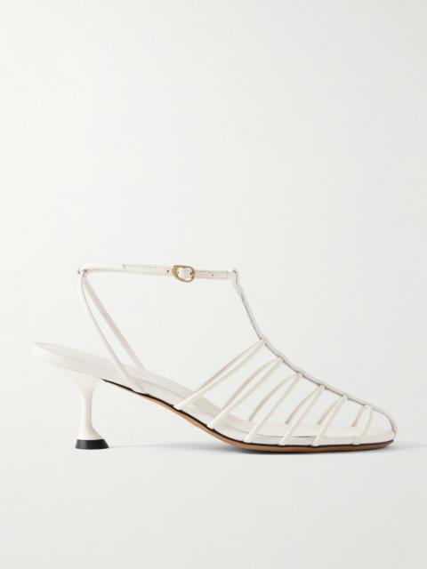Proenza Schouler Tee Cage Leather Sandals