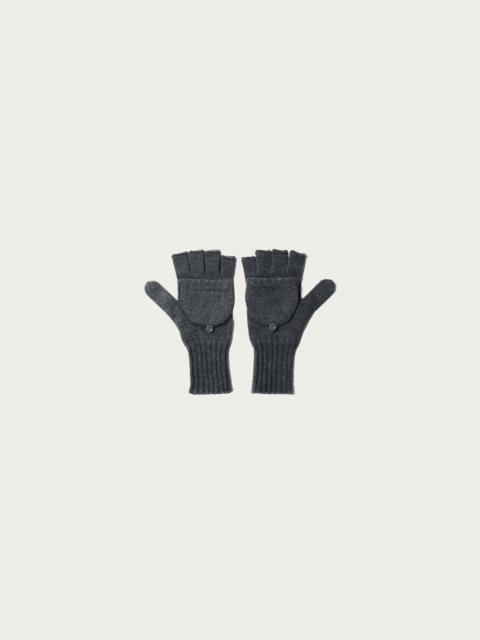 Engineered Garments Mitten - Charcoal Merino Wool