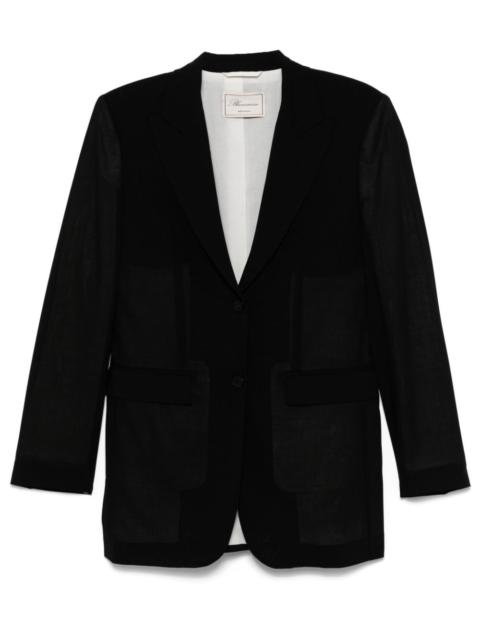 Blumarine wool single-breasted blazer