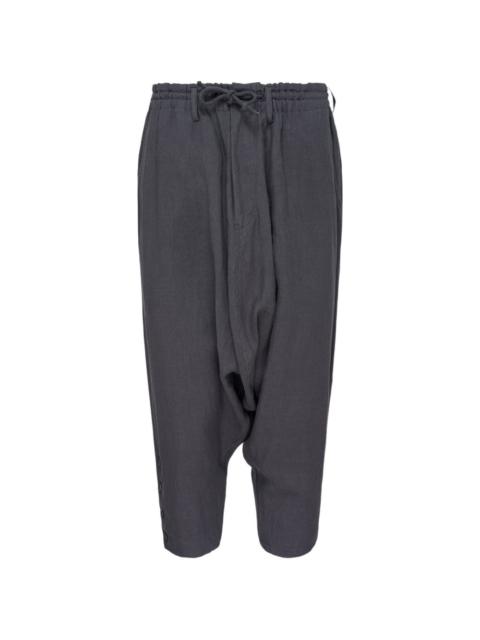 Yohji Yamamoto drop-crotch sarouel trousers